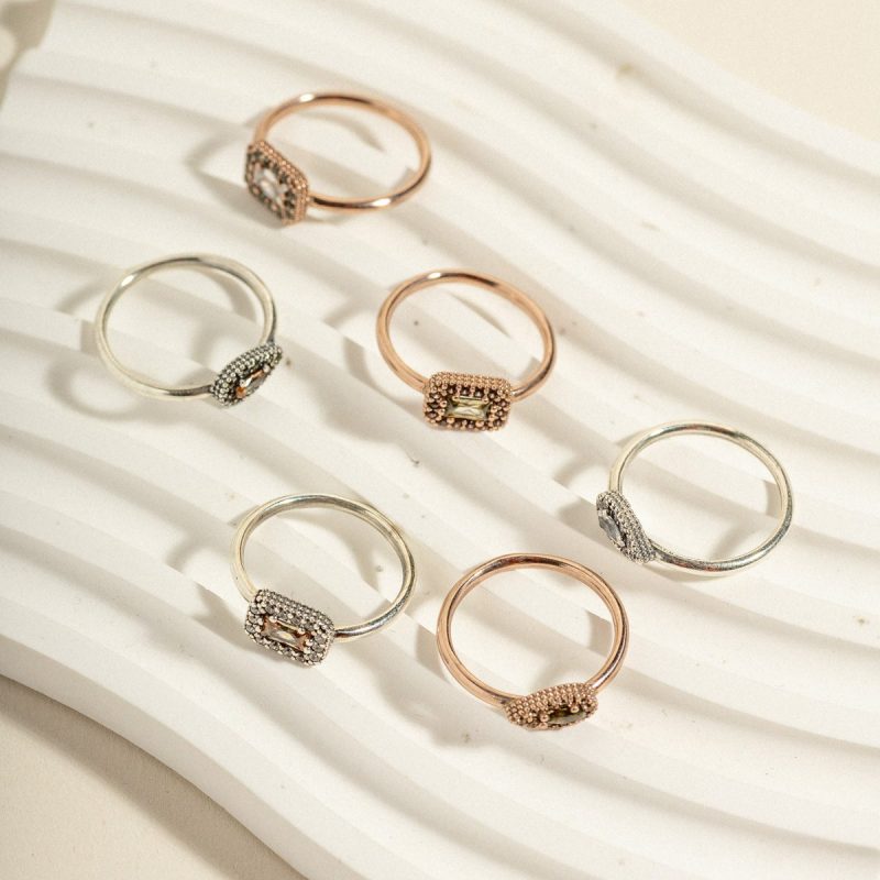 Collection Selene de Sunfield : bagues en argent.