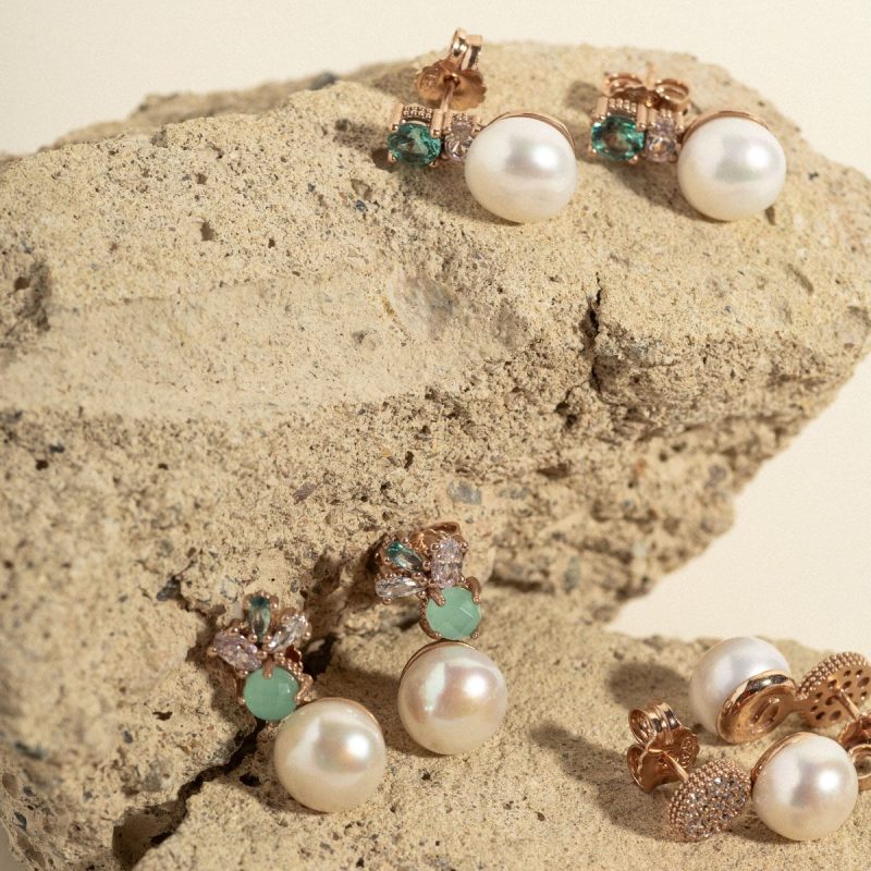 Collection Sunfield Nemesis : boucles d'oreilles en argent.